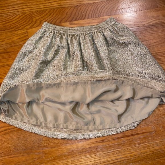 ruby and bloom girls skirt sparkly gold - size 10/12 - Picture 7 of 7